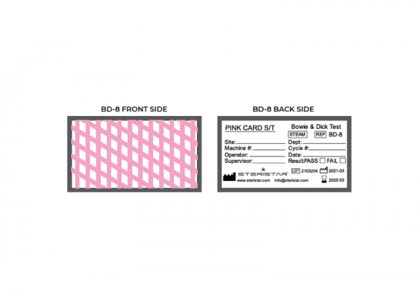 Bowie-&-Dick-Pink-Card-Test