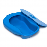 The-reusable-thermoplastic-plasitc-slipper-pan-is-suitable-for-female-patients-or-users-confined-to-bed-or-with-limited-mobility.-The-wide-opening-enables-entry-and-is-easy-for-cleaning-and-drying-after-use.-The-attached-lid-when-covered,-prevents-unpleasant-smell-and-limits-spillage.