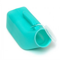 The-reusable-thermoplastic-male-urine-bottle-is-ideal-for-male-patients-or-users-confined-to-bed-or-with-limited-mobility.-The-wide-opening-enables-entry-and-is-easy-for-cleaning-and-drying-after-use.-The-attached-lid-when-covered,-prevents-unpleasant-smell-and-limits-spillage.