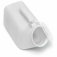 The-reusable-thermoplastic-male-urine-bottle-is-ideal-for-male-patients-or-users-confined-to-bed-or-with-limited-mobility.-The-wide-opening-enables-entry-and-is-easy-for-cleaning-and-drying-after-use.-The-attached-lid-when-covered,-prevents-unpleasant-smell-and-limits-spillage.